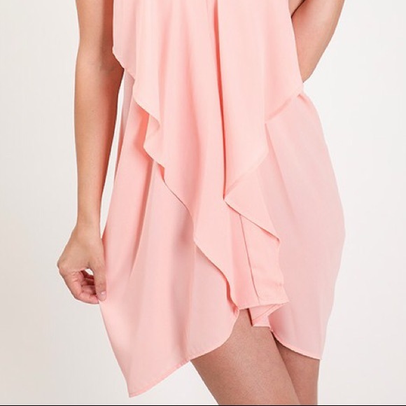 Mint Green Short Ruffle Draped Tunic Sundress - Picture 9 of 9